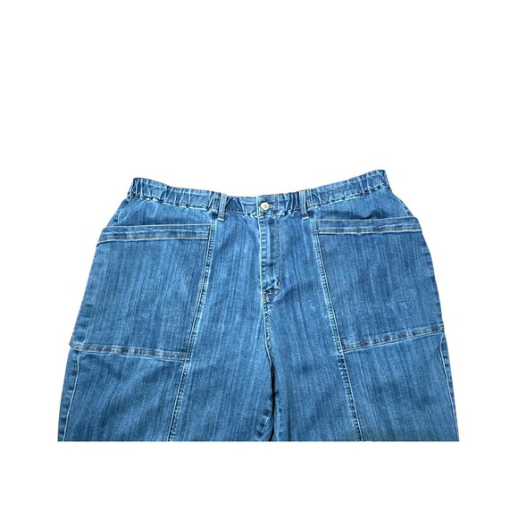 JUDY BLUE Straight Leg Jeans Medium Blue Wash Plus Sz 24W Stretch JB88749 MD - Picture 3 of 10